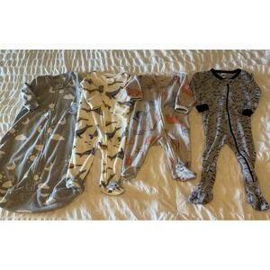Sleeper Bundle 0-9 Month Lot Fleece Cotton And Fleece Sleep‎ Sack Lot Of 4